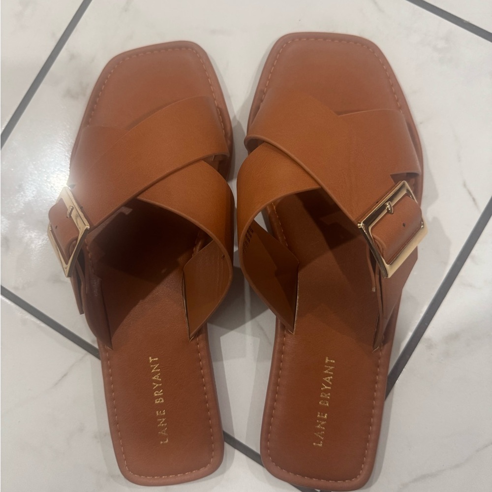 Lane Bryant Brown Women's Sandals